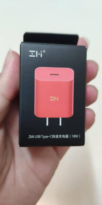 有現貨 ZMI紫米蘋果PD單USB-C充電器18W快充頭適用 HA711紅色