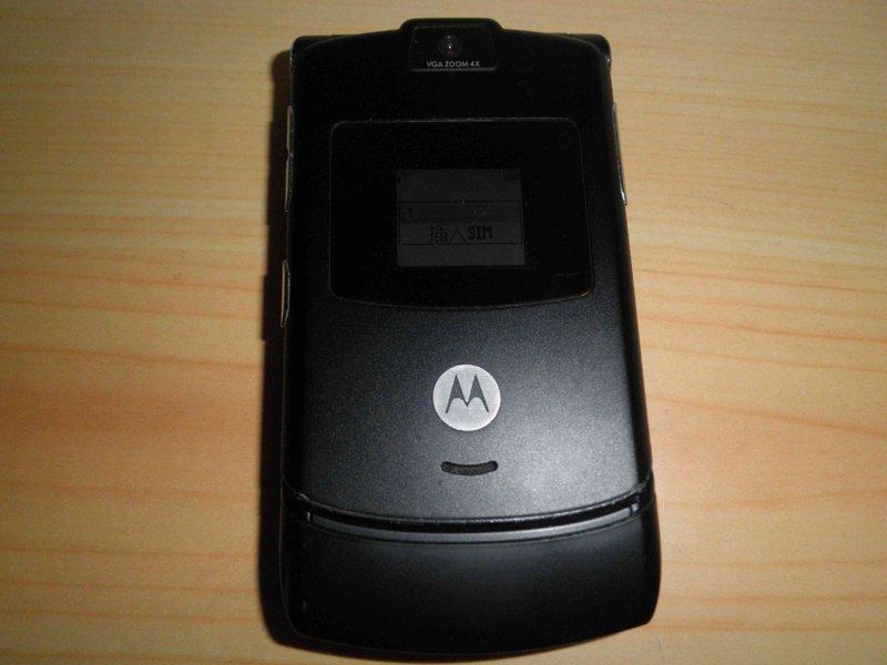 Motorola V3 黑色 簡配 舊手機