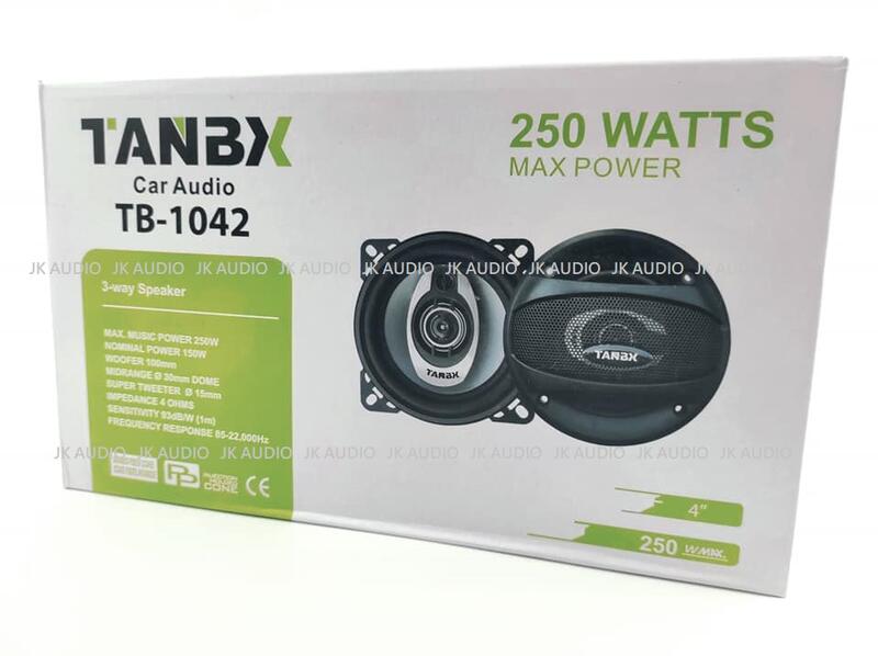 超高CP值 TANBX 4吋 同軸喇叭 音質佳 效果好 低音強悍 非 分音喇叭