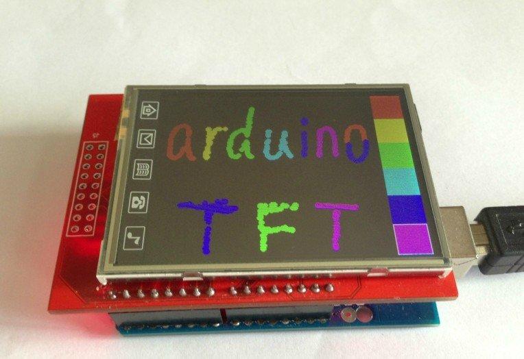【秋葉原電腦周邊-旗艦店】㊣  Arduino UNO 2.4"TFT 觸摸屏 ili9320 單獨出售顯示幕
