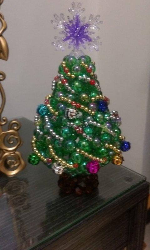 聖誕樹 串珠擺飾  LED燈