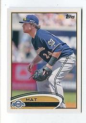 2012 Topps Jonathan Lucroy Milwaukee Brewers #395