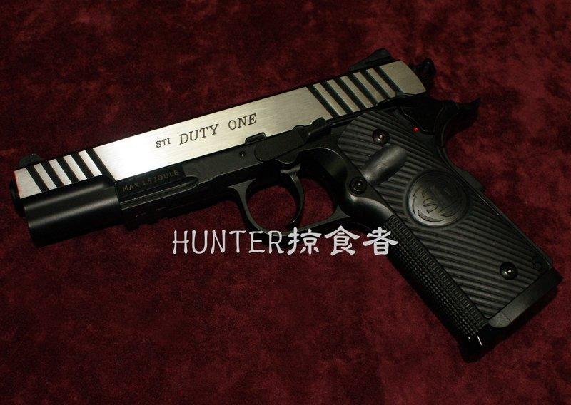 【Hunter】台灣精品WG STI DUTY.ONE 授權刻字新版CO2 6MM拋光版全金屬BB槍
