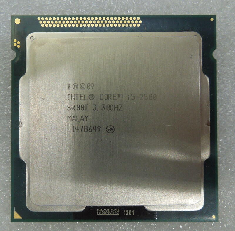 【點點3C】Intel i5-2500 3.30GHz CPU/1155-200元-Rm09200
