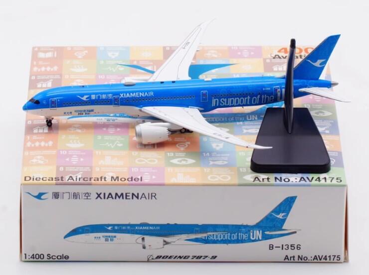 Aviation 400 廈門航空Xiamen Airlines B787-9 B-1356 聯合國1:400