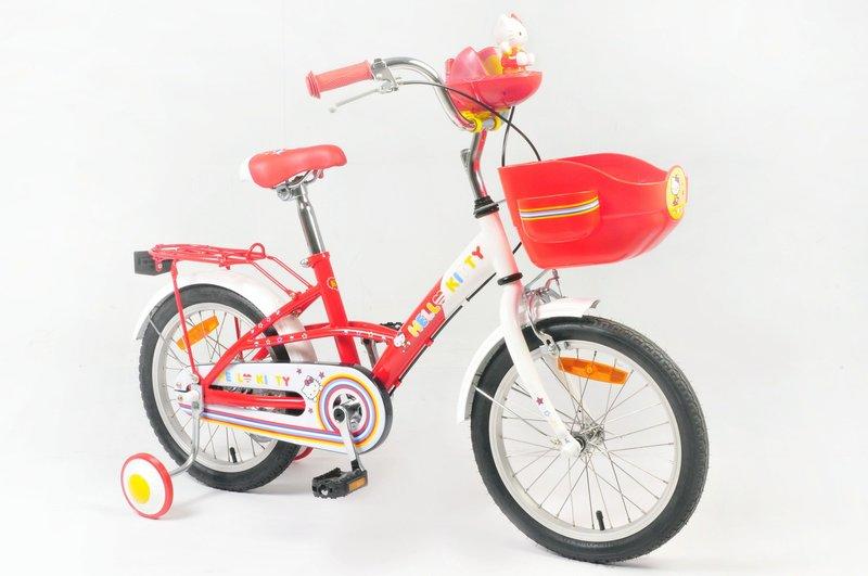 2012新版Hello Kitty16吋高把聲光音樂兒童腳踏車