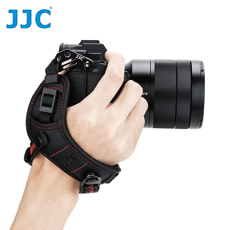 又敗家JJC人體功學輕單眼手腕帶(含Arca-Swiss快拆板可上三腳架)微單眼手腕帶適速必達快拍相機揹帶HS-ML1M