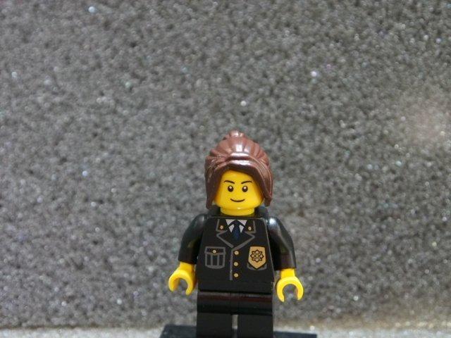 Lego 樂高 髮型 長馬尾 1 深咖啡色 dark brown