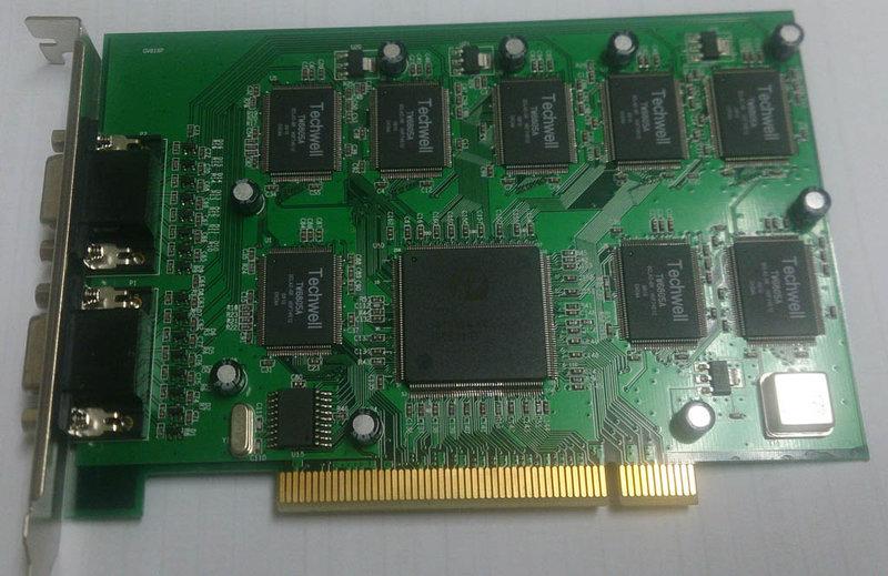Techwell 6805 240禎 PCI 監控影像擷取卡
