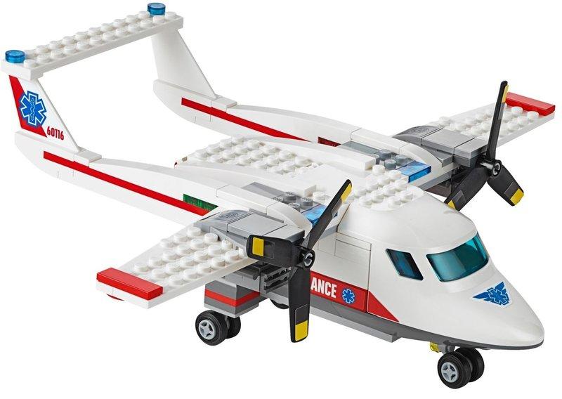 ★Roger 7★ LEGO 樂高 CITY 盒組拆賣 救護飛機 F0116 