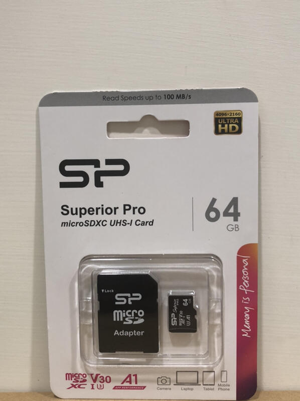 【現貨】SILICON POWER SP廣穎 64GB 記憶卡 microSDXC / microSDHC UHS-1