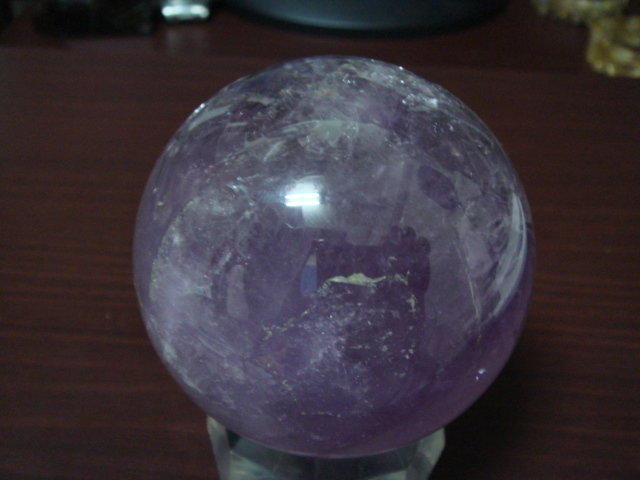 天然紫水晶球~70mm(重量約542g)