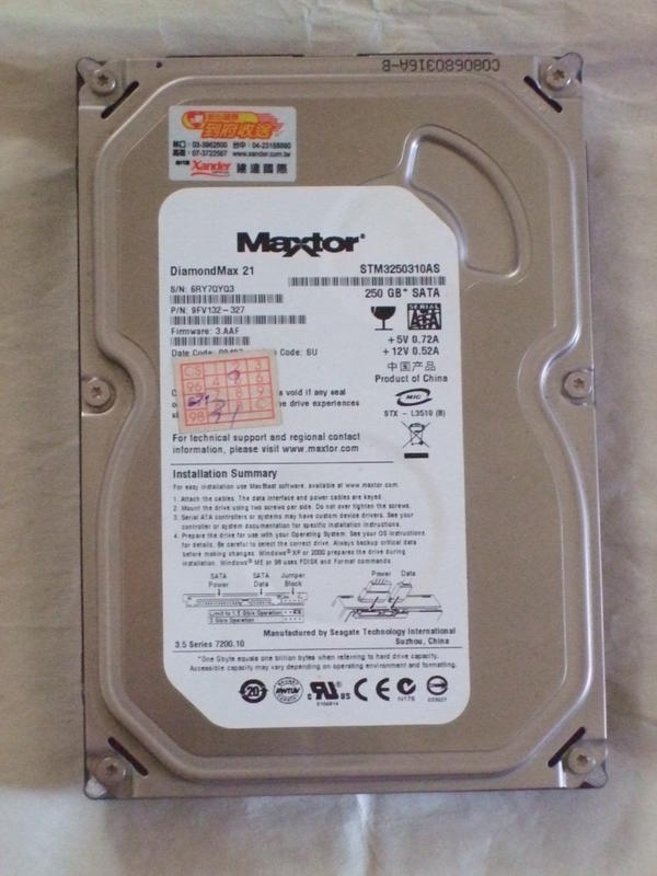 壞硬碟 maxtor hitacchi 3.5吋 ... WD toshiba seagate SSD HD