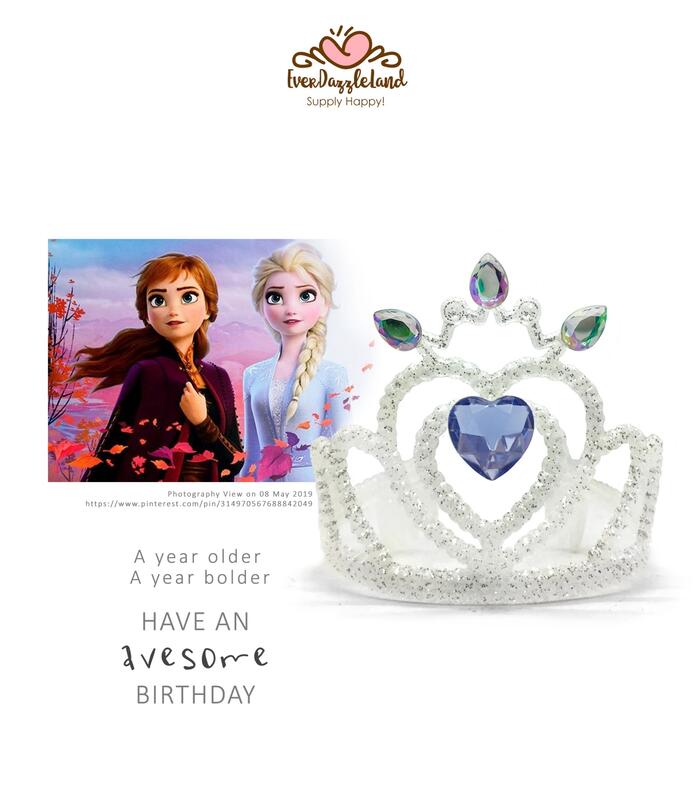 ✨EverDazzleLand✨冰雪奇緣2●找尋真相-幻化無窮冰晶楓葉皇冠 艾莎女王的造型皇冠