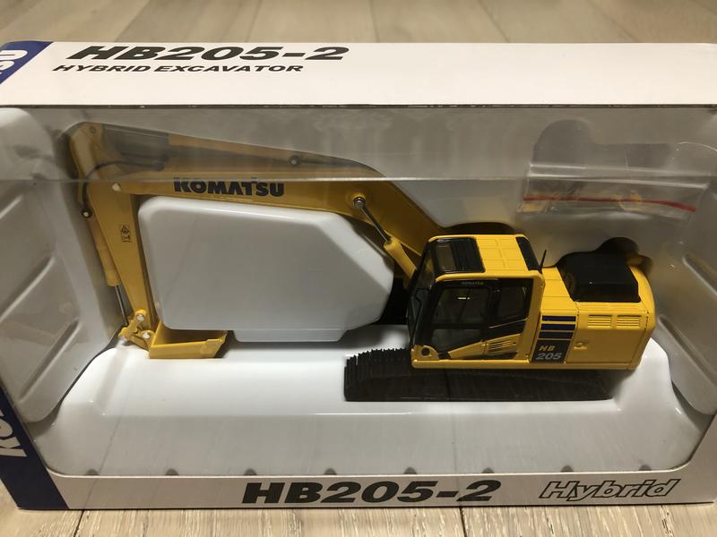 小松 komatsu HB205-2  怪手 挖土機 1:50 1/50金屬模型(新到貨)