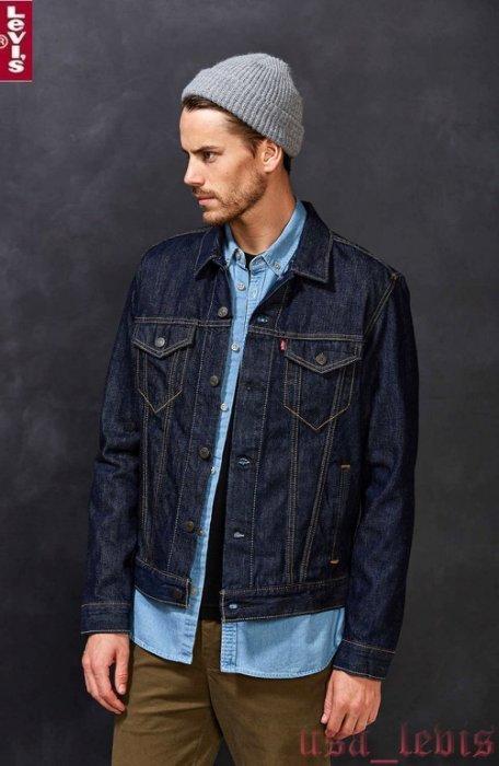 【S號現貨優惠】美國 日本LEVIS TRUCKER JACKET Indigo重磅深藍牛仔夾克質感原色牛仔外套