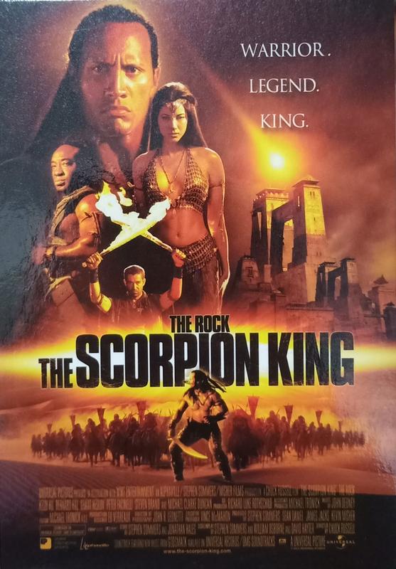 C電影酷卡明信片 魔蠍大帝 The Scorpion King 巨石強森
