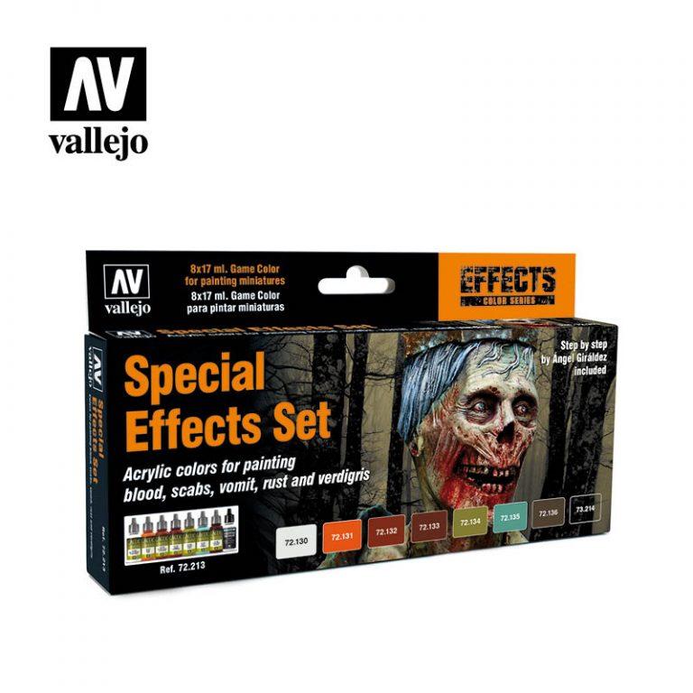 AV vallejo Game Color 72.213 Special Effects 特殊效果套組套裝 72213