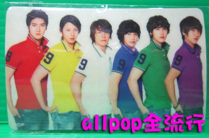 ★allpop★ Super Junior  [ 精美 卡貼 ] 團體 A款 現貨 絕版 韓國進口 萬用貼 悠遊卡貼