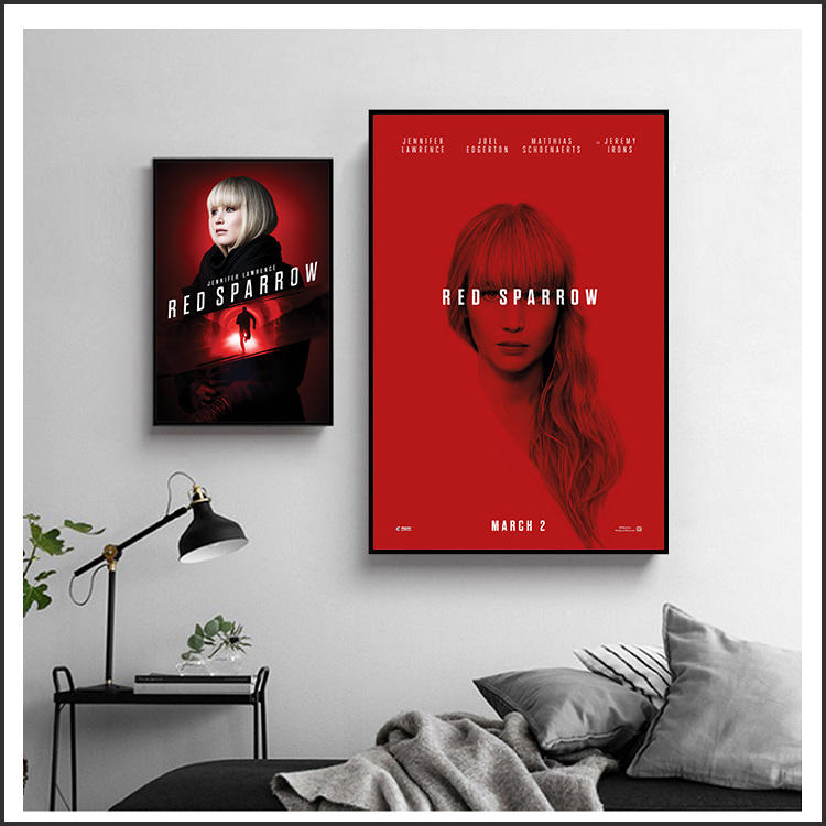 日本製畫布 電影海報 紅雀 Red Sparrow 掛畫 嵌框畫 @Movie PoP 賣場多款海報#