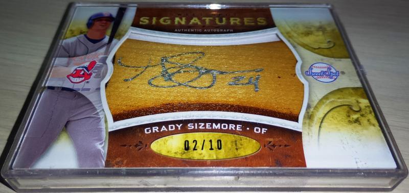 [出清館] Grady Sizemore 2009 UD Sweet Spot MLB AUTO 簽名卡