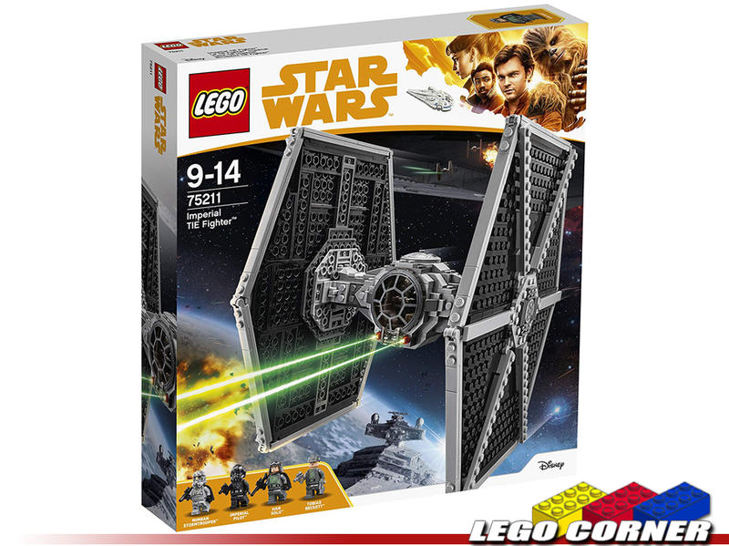 【樂高小角落】 LEGO STAR-WARS 75211 TIE Fighter 樂高星際大戰系列、帝國鈦戰機~全新現貨