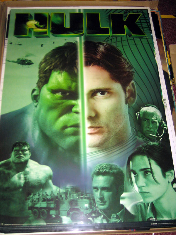 絕版【英國進口電影海報】 綠巨人浩克  Hulk  (2003年)(首)