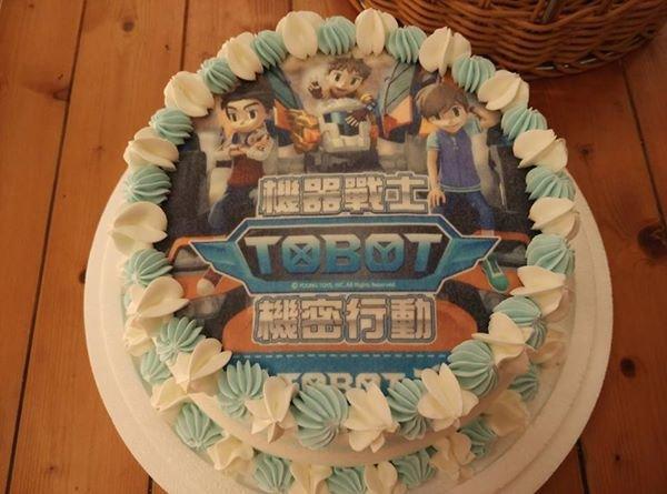 ☆尚新蛋糕☆低糖 9吋 機器戰士相片蛋糕 造型 生日蛋糕