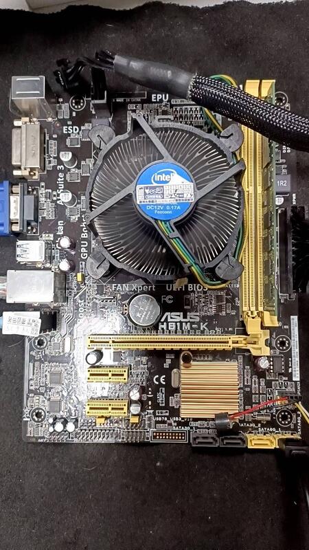 【光華維修中心】ASUS H81M-K主板+I3 4160 CPU(含風扇)+D3 4G RAM (二手良品)-M35