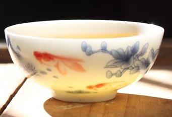 [世藏茶酩]烏龍茶|普洱茶|花草茶 薄胎功夫茶杯陶瓷品茗杯白瓷茶盞景德鎮茶具青花瓷小茶杯子 6個