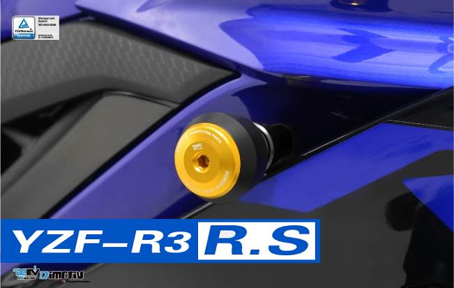 【R.S MOTO】YAMAHA YZF-R3 YZFR3 2019 新款 ROLL款 車身防摔球組 車身防倒 DMV