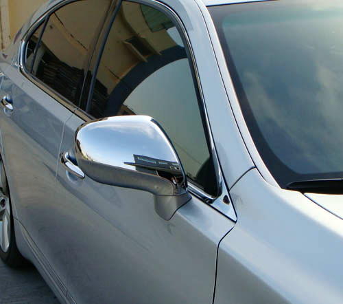 圓夢工廠 Lexus LS460 LS600h LS600hl 2006~2009 改裝 鍍鉻銀 後視鏡蓋 後照鏡蓋貼