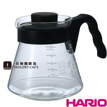 【TDTC 咖啡館】HARIO VCS-02B  可微波耐熱玻璃 好握咖啡壺 / 分享壺  / 玻璃壺 (700ml)