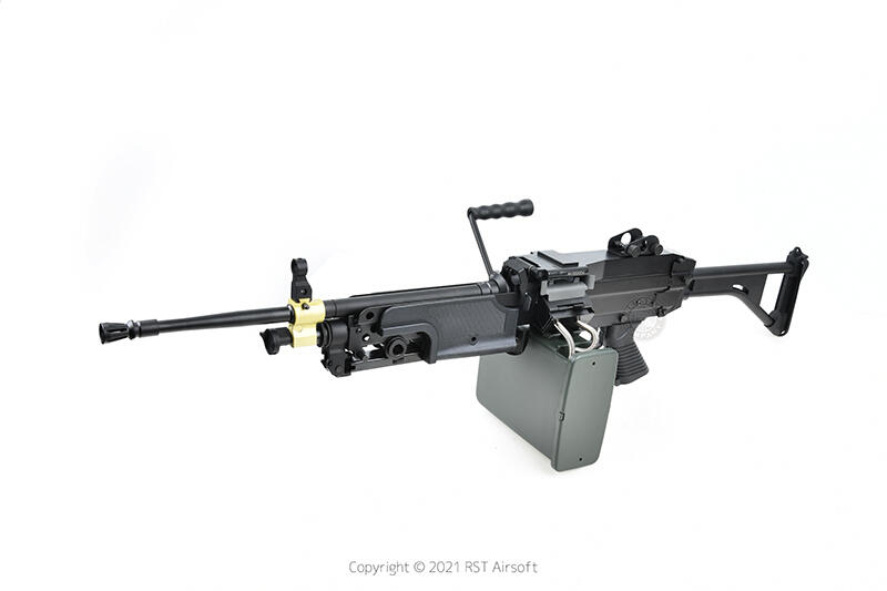 RST紅星- A&K 2022版 M249 MK1 全金屬 米尼電動機槍(含彈鼓、彈鏈)  24KSS-249-MK1