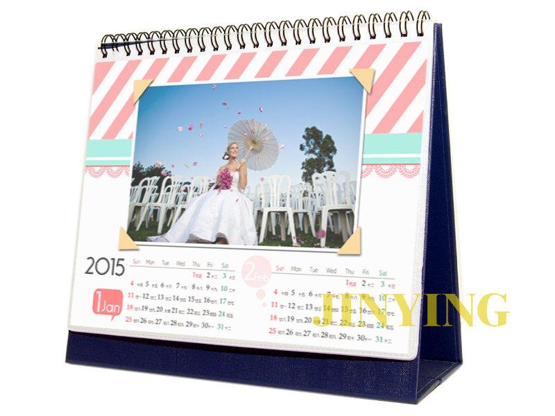 個性化 客製化 印相 三角桌曆 雙月曆 (粉彩) 照片桌曆 相片月曆