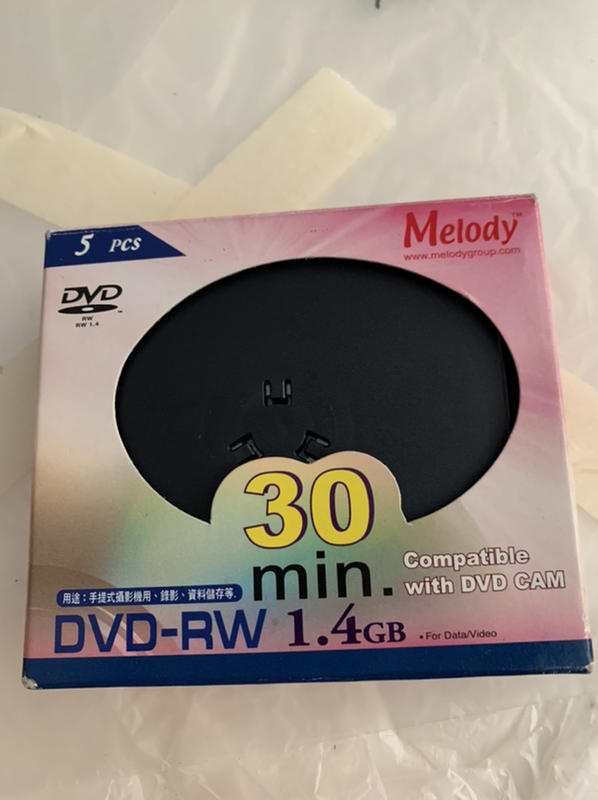 DVD-RW 1.4G(30分鐘）