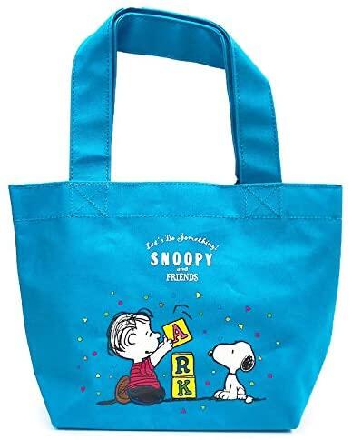 §A-mon日本雜貨屋§日本帶回來*史努比Snoopy&好朋友奈 勒斯 購物袋 托特袋BLOCK帆布手提*媽媽包 現貨