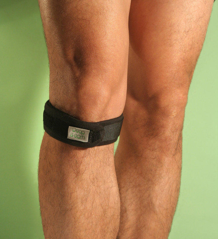 【DeepBreath】運動用品護具A1-504奈米竹炭調整型髕骨護膝 Free size @430/雙