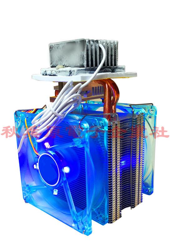 DIY電子制冷器 制作套件 DIY半導體制冷片 12706 12v電子半導體散熱器 帶燈