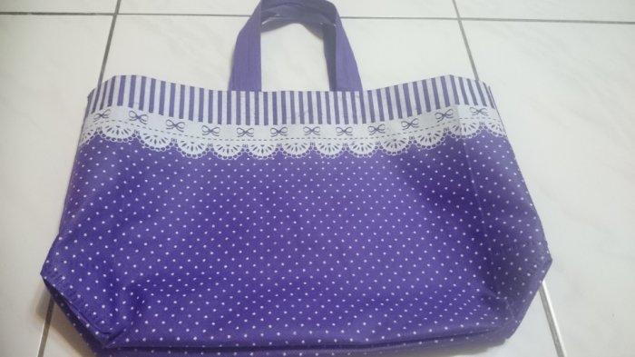 漂亮紫色環保購物袋(兩種樣式)