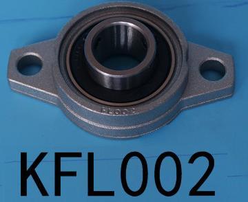 現貨KFL002 臥式軸承座 KFL系列 鋅合金微型帶座小軸承 小軸承座帶座軸承 菱形式樣 內徑15mm