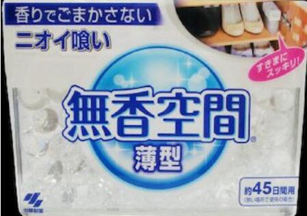 日本小林製藥 無香空間 室內除臭劑 鞋櫃除臭 45日 體積小 適合小收藏櫃 去味 消臭 超薄型 025680