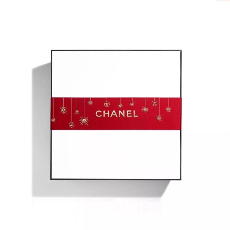 CHANEL香奈兒專櫃小物 紅色燙金花紋寬絲帶/寬緞帶