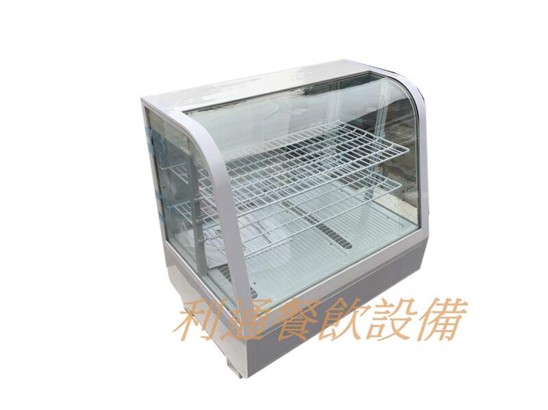《利通餐飲設備》桌上型蛋糕櫃 (輕便型) 小菜櫥 冷藏冰箱 玻璃冰箱 展示櫃 展示櫥 飲料櫃.