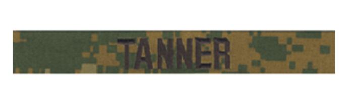 訂做 美軍 公發 USMC  美國 海軍陸戰隊 數位 叢林 迷彩 胸前名條  U.S. MARINES