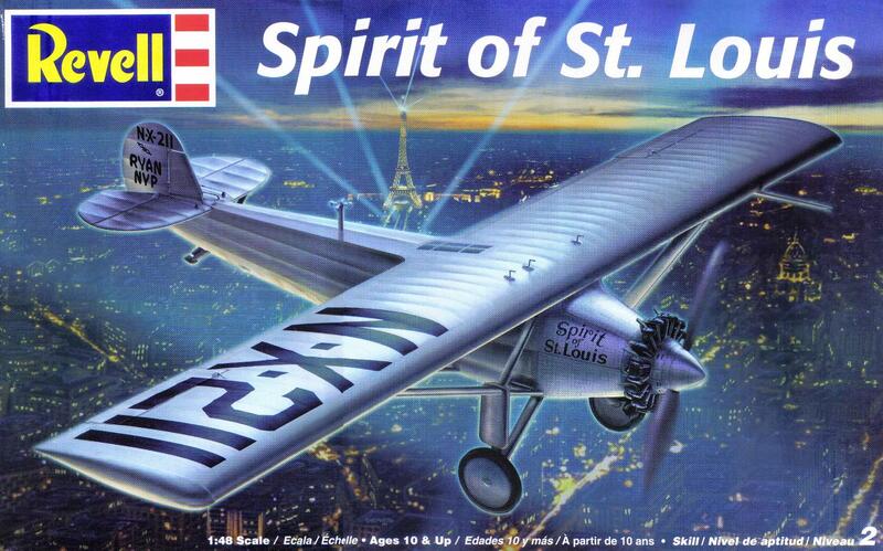 [專業模型]  1/48  [Revell 85-5244] Spirit of St. Louis 林白-飛越大西洋 