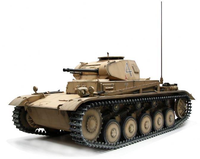 吉華科技@DARGON 71455 Pz.Kpfw.II Ausf.C DAK 超大比例精美塗裝完成品 1/6