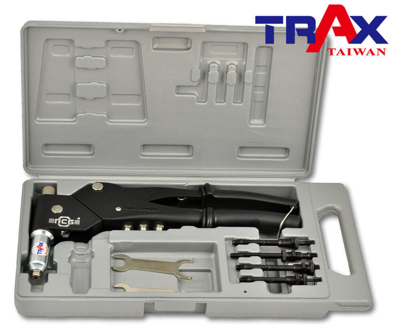 [TRAX工具小舖]ARX-S905[360度旋轉頭手動式拉釘拉帽工具組]4.8 拉釘  M6拉帽