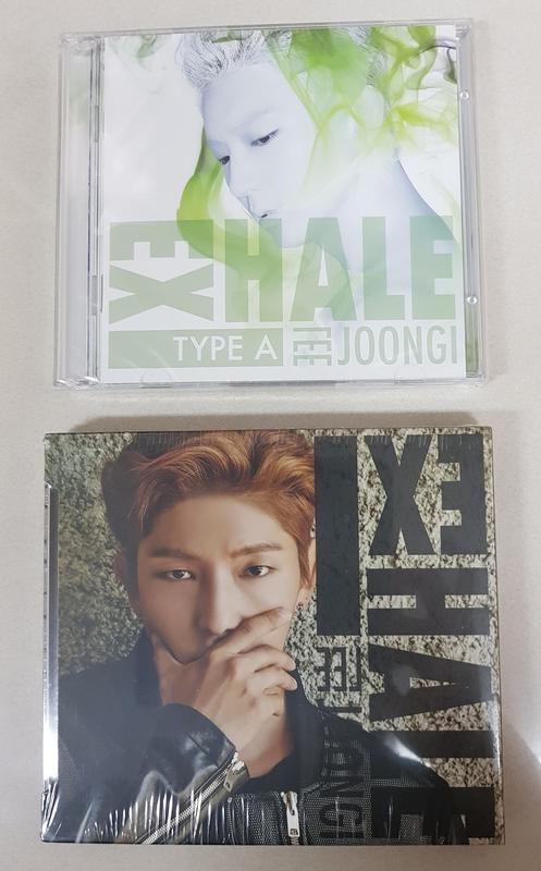 全新未拆 李準基 Lee Joon Gi  日本原版專輯 Exhale Type A+B 二版合售 不單賣 現貨