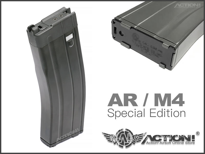 【Action!】售完）特仕刻印版 VFC M4 GBB專用 V2新版高效能 30發瓦斯長彈匣（CAR/DNA通用）